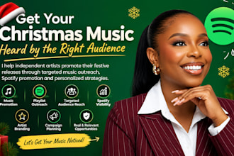 promote your christmas your music for playlist and listeners discover