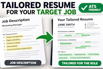 tailor your resume to a specific job and optimize it for ats