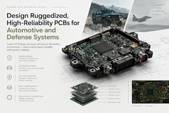 design ruggedized, high reliability pcbs for automotive and defense systems