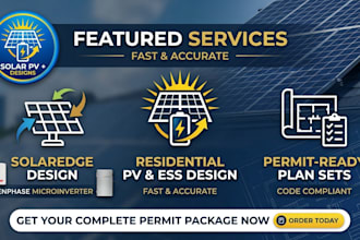 design solar permit plan single line diagram sld and stamped engineering