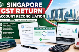 prepare singapore gst return and reconcile your business accounts