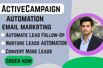 setup activecampaign CRM lead follow up email automation workflow