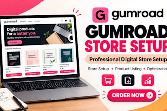 setup optimize your gumroad store and digital products