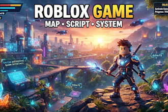 build roblox game, roblox map, roblox script, roblox system, roblox builder