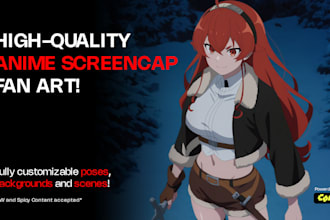 create ai anime fan art screencaps using comfyui