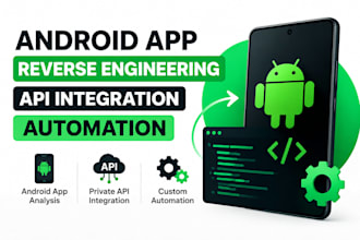 reverse engineer android apps, private apis and build automation tools