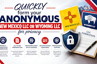 quickly form your anonymous new mexico llc or wyoming llc for asset privacy