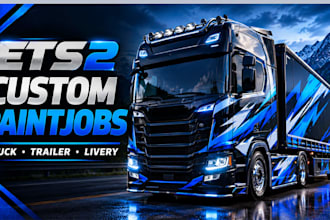 do custom designed euro truck simulator 2 paintjobs