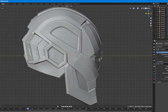 design 3d cosplay mask wearable halloween printable model