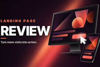 review your landing page to identify conversion issues and opportunities