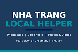 be your local assistant in nha trang vietnam