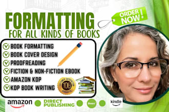 do book format ebook paperback kindle kdp book formatting book design amazon kdp
