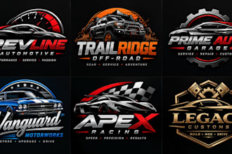 design a professional , automotive, auto, racing, garage, or vehicle car  logo