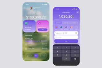 develop ai feature budgeting app, expense tracking app, fintech investment app