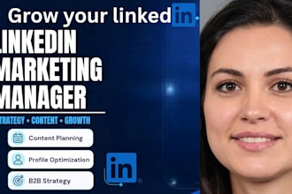 be your linkedin marketing manager