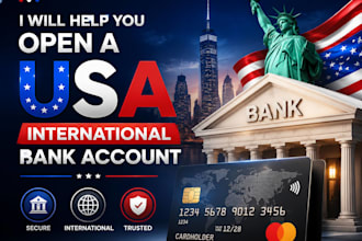 help you set up a USA international bank account