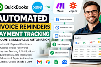 automate quickbooks xero invoice reminders payment tracking and follow ups