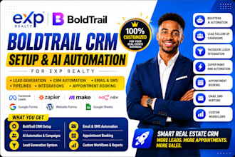 setup exp realty boldtrail crm boldtrail ai automation real estate crm
