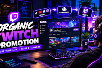 organically promote and bring the live viewers to your twitch channel