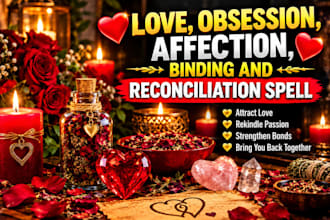 do love , obsession, affection, binding and reconciliation spell