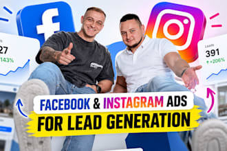 set up facebook and instagram ads for lead generation