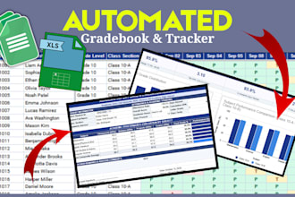 build an automated school management system spreadsheet