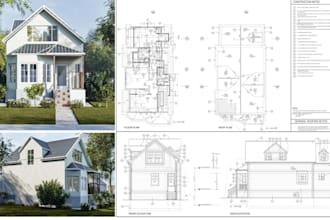 draw permit plans for city approval, architectural drawings