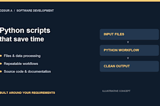 write python scripts to automate files and data processing
