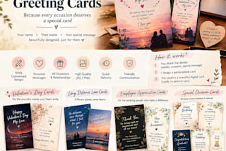 design personalized digital cards