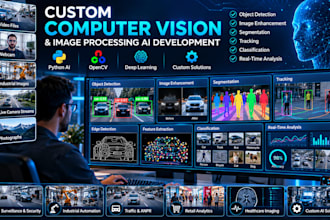 develop computer vision, image processing, opencv python ai solution