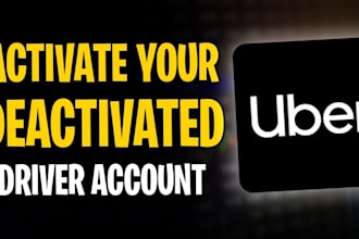 reactivate ur disactivated bolt, uber, lyft, veho, roadie goshare driver account