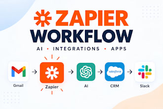 build zapier automation, integrations and ai workflows