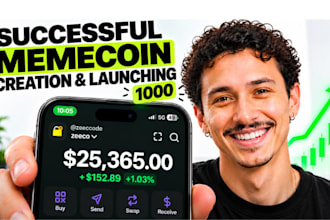 develop custom crypto tokens, solana token, meme coin, smart contract, spl token