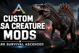 create custom ark ascended mods using unreal engine