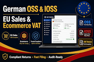 handle german oss ioss vat returns, eu sales and ecommerce vat