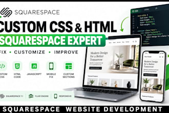 build squarespace website design add custom css html code to squarespace website