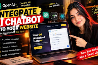 integrate openai API and ai chatbot into your website