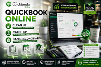 do quickbooks online cleanup, catch up and reconciliation