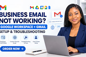 setup google workspace, gmail business email and domain email