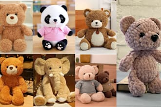 create custom plush toy cute plushies stuffed animal oc character crochet kawaii