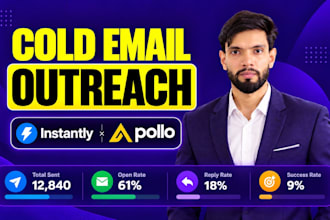 setup cold email outreach and appointment setting