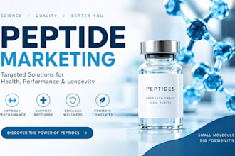 do research peptide marketing