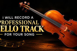 record a professional cello track for your song