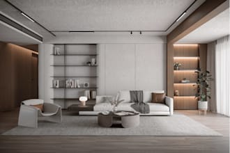create realistic architectural interior renders