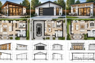 design adu plans backyard adu garage conversion and residential permit drawing