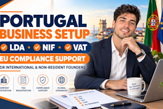 set up your portugal business with lda, nif, vat  and eu compliance services
