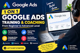 provide 1 on 1 google ads, meta pixel training and coaching