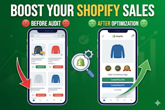 review and audit your shopify store to improve conversions