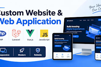 develop a custom website or web application