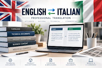 translate english to italian and italian to english